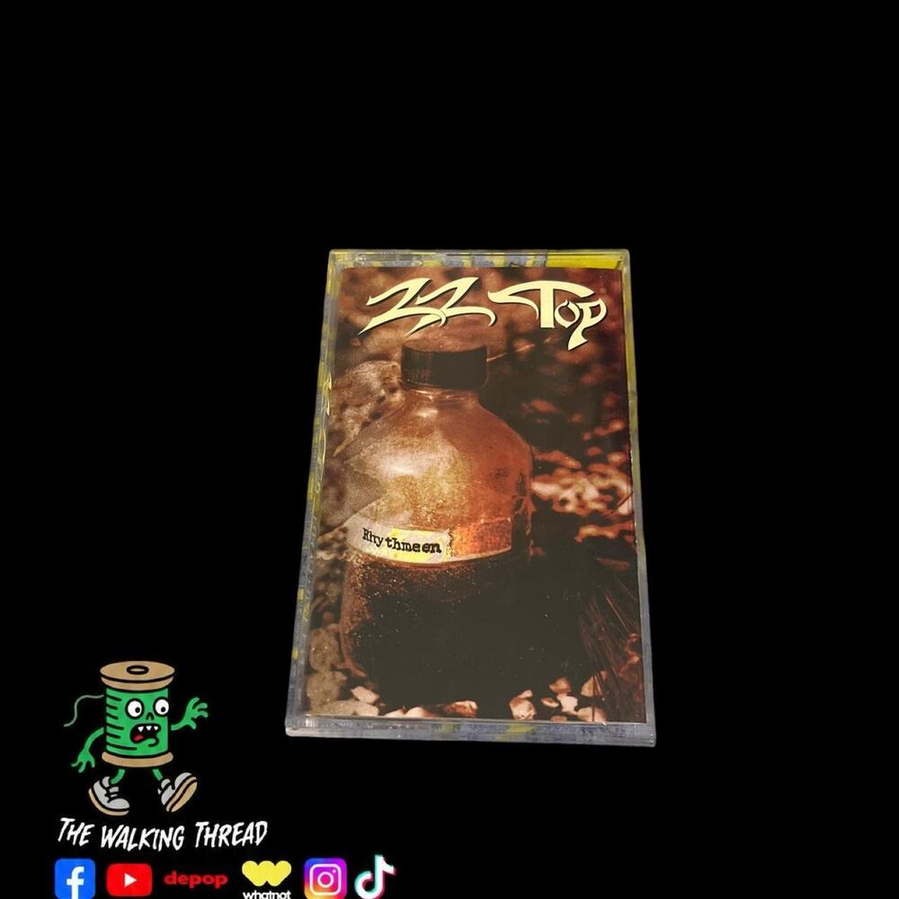 ZZ Top Rock Rhythmeen Cassette Tape Vintage